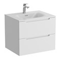 Тумба с раковиной подвесная BelBagno ЭТНА (ETNA) 70 Bianco Opaco, раковина белая BB-8099-70 ETNA-700-2C-SO-BO-P;BB-8099-70