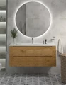 Тумба с раковиной подвесная BelBagno ЭТНА (ETNA) 120 Rovere Nature, раковина белая BB-8099-120 ETNA-1200-2C-SO-RN-P;BB-8099-120