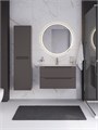 Тумба с раковиной подвесная BelBagno ЭТНА (ETNA) 90 Темно-Серый Матовый, раковина LOV-900-LVB LOV-900-LVB;ETNA-900-2C-SO-GSO