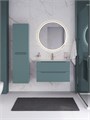 Тумба с раковиной подвесная BelBagno ЭТНА (ETNA) 90 Голубой Матовый, раковина LOV-900-LVB LOV-900-LVB;ETNA-900-2C-SO-AO