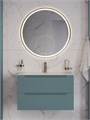 Тумба с раковиной подвесная BelBagno ЭТНА (ETNA) 90 Голубой Матовый, раковина LOV-900-LVB LOV-900-LVB;ETNA-900-2C-SO-AO