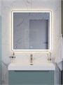 Тумба с раковиной подвесная BelBagno ЭТНА (ETNA) 80 Голубой Матовый, раковина BB-8078-80 BB-8078-80;ETNA-800-2C-SO-AO