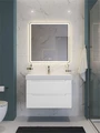 Тумба с раковиной подвесная BelBagno ЭТНА (ETNA) 80 Белый Матовый, раковина BB-8078-80 BB-8078-80;ETNA-800-2C-SO-BO