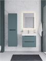 Тумба с раковиной подвесная BelBagno ЭТНА (ETNA) 60 Голубой Матовый, раковина BB-8078-60 BB-8078-60;ETNA-600-2C-SO-AO