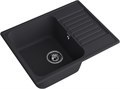 GranFest QUARZ (ECO-13) Мойка чаша+кр 620*480 (черный) 13 черный
