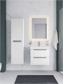 Тумба с раковиной подвесная BelBagno ЭТНА (ETNA) 60 Белый Матовый, раковина BB-8078-60 BB-8078-60;ETNA-600-2C-SO-BO