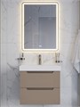 Тумба с раковиной подвесная BelBagno ЭТНА (ETNA) 60 Бежевый Матовый, раковина BB-8078-60 BB-8078-60;ETNA-600-2C-SO-CO