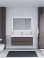 Тумба с раковиной подвесная BelBagno ЭТНА (ETNA) 120 Темно-Серый Матовый, раковина BB-8078-120 BB-8078-120;ETNA-1200-2C-SO-GSO