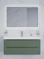 Тумба с раковиной подвесная BelBagno ЭТНА (ETNA) 120 Еловый Матовый, раковина BB-8078-120 BB-8078-120;ETNA-1200-2C-SO-VO