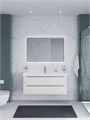Тумба с раковиной подвесная BelBagno ЭТНА (ETNA) 120 Белый Матовый, раковина BB-8078-120 BB-8078-120;ETNA-1200-2C-SO-BO