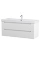 Тумба с раковиной подвесная BelBagno ЭТНА (ETNA) 120 Белый Матовый, раковина BB-8078-120 BB-8078-120;ETNA-1200-2C-SO-BO