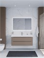 Тумба с раковиной подвесная BelBagno ЭТНА (ETNA) 120 Бежевый Матовый, раковина BB-8078-120 BB-8078-120;ETNA-1200-2C-SO-CO