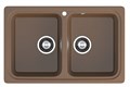 GRANFEST Мойка композит STANDART GF-S--780K  2 чаши 780*510 мм  терракот арт.GF- S-780K терракот - фото 44542