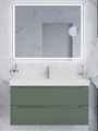 Тумба с раковиной подвесная BelBagno ЭТНА (ETNA) 100 Еловый Матовый, раковина BB-8078-100 BB-8078-100;ETNA-1000-2C-SO-VO