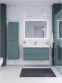 Тумба с раковиной подвесная BelBagno ЭТНА (ETNA) 100 Голубой Матовый, раковина BB-8078-100 BB-8078-100;ETNA-1000-2C-SO-AO