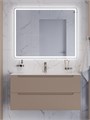 Тумба с раковиной подвесная BelBagno ЭТНА (ETNA) 100 Бежевый Матовый, раковина LOV-1000-LVB LOV-1000-LVB;ETNA-1000-2C-SO-CO