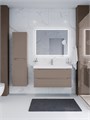 Тумба с раковиной подвесная BelBagno ЭТНА (ETNA) 100 Бежевый Матовый, раковина BB-8078-100 BB-8078-100;ETNA-1000-2C-SO-CO