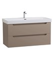 Тумба с раковиной подвесная BelBagno ЭТНА (ETNA) 100 Бежевый Матовый, раковина BB-8078-100 BB-8078-100;ETNA-1000-2C-SO-CO