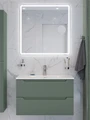 Тумба с раковиной подвесная BelBagno ЭТНА (ETNA) 90 Еловый Матовый, раковина BB-8099-90 BB-8099-90;ETNA-900-2C-SO-VO