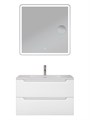Тумба с раковиной подвесная BelBagno ЭТНА (ETNA) 80 Белый Матовый, раковина BB-8099-80 BB-8099-80;ETNA-800-2C-SO-BO
