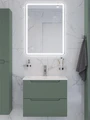Тумба с раковиной подвесная BelBagno ЭТНА (ETNA) 70 Еловый Матовый, раковина BB-8099-70 BB-8099-70;ETNA-700-2C-SO-VO