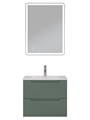 Тумба с раковиной подвесная BelBagno ЭТНА (ETNA) 60 Еловый Матовый, раковина BB-8099-60 BB-8099-60;ETNA-600-2C-SO-VO