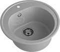 GRANFEST Мойка композит RONDO GF-R--510 D=510мм серый  арт.GF- R-510 серый