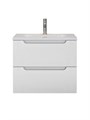 Тумба с раковиной подвесная BelBagno ЭТНА (ETNA) 60 Белый Матовый, раковина BB-8099-60 BB-8099-60;ETNA-600-2C-SO-BO