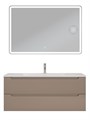 Тумба с раковиной подвесная BelBagno ЭТНА (ETNA) 120 Бежевый Матовый, раковина BB-8099-120 BB-8099-120;ETNA-1200-2C-SO-CO
