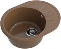 GRANFEST Мойка композит RONDO GF-R--580L чаша с крылом 579*445мм терракот арт.GF- R-580L терракот