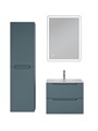 Тумба с раковиной подвесная BelBagno ЭТНА (ETNA) 60 Голубой Матовый, раковина BB600ETL BB600ETL;ETNA-600-2C-SO-AO