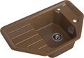 GRANFEST Мойка композит CORNER GF-C--800E угловая 800*500мм терракот арт.GF- C-800E терракот