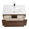 Тумба с раковиной подвесная BelBagno ЭТНА (ETNA-H60) 60 Rovere Moro, раковина белая ETNA-H60-600-2C-SO-RW-P;BB1923-600