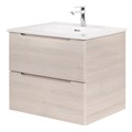 Тумба с раковиной подвесная BelBagno ЭТНА (ETNA) 70 Rovere Grigio, раковина белая ETNA-700-2C-SO-RG-P;BB700ETL