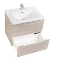 Тумба с раковиной подвесная BelBagno ЭТНА (ETNA) 70 Rovere Grigio, раковина белая ETNA-700-2C-SO-RG-P;BB700ETL