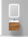 Тумба с раковиной подвесная BelBagno ЭТНА (ETNA) 60  Rovere Nature, раковина белая ETNA-600-2C-SO-RN-P;BB1923-600