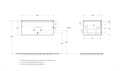 Тумба с раковиной подвесная с одним ящиком BelBagno ФОРМАТ (UNO) 80 Бежевый матовый, раковина BB-8099-80 UNO-800-1C-SO-СO;BB-8099-3-80