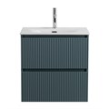 Тумба с раковиной подвесная BelBagno ФОРМАТ (UNO-MINI) 60 Голубой Матовый, раковина BB-8099-3-60 UNO-MINI-600-2C-SO-AO;BB-8099-3-60