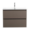 Тумба с раковиной подвесная BelBagno ФОРМАТ (UNO) 90 Бежевый матовый, раковина BB-8099-90 UNO-900-2C-SO-СO;BB-8099-90