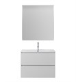 Тумба с раковиной подвесная BelBagno ФОРМАТ (UNO) 90 Bianco Opaco, раковина BB-8099-90 UNO-900-2C-SO-BO;BB-8099-90
