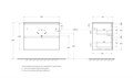 Тумба с раковиной подвесная BelBagno ФОРМАТ (UNO) 80 Голубой Матовый, раковина BB-8099-80 UNO-800-2C-SO-AO;BB-8099-80