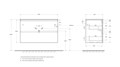 Тумба с раковиной подвесная BelBagno ФОРМАТ (UNO) 100 Bianco Opaco, раковина BB-8099-100 UNO-1000-2C-SO-BO;BB-8099-100