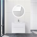 Тумба с раковиной подвесная BelBagno МАРИНА (MARINO) 90 Bianco Lucido, раковина белая MARINO-H60-900-2C-SO-BL-P;BB900/450-LV-MR-AST