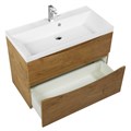 Тумба с раковиной подвесная BelBagno МАРИНА (MARINO) 80 Rovere Nature, раковина белая MARINO-H60-800-2C-SO-RN-P;BB800/450-LV-MR-AST