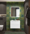 Тумба с раковиной подвесная BelBagno МАРИНА (MARINO) 70 Bianco Opaco, раковина белая MARINO-CER-N-700-2C-SO-BO-P;BB-8099-70