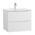 Тумба с раковиной подвесная BelBagno МАРИНА (MARINO) 70 Bianco Opaco, раковина белая MARINO-CER-N-700-2C-SO-BO-P;BB-8099-70