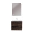Тумба с раковиной подвесная BelBagno МАРИНА (MARINO) 60 Rovere Nature Grigio, раковина белая MARINO-CER-N-600-2C-SO-RNG-P;BB-8099-60