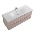 Тумба с раковиной подвесная BelBagno МАРИНА (MARINO) 120 Rovere Grigio, раковина белая MARINO-CER-N-1200-2C-SO-RG-P;BB-8099-120