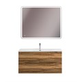 Тумба с раковиной подвесная BelBagno МАРИНА (MARINO) 100 Rovere Rustico, раковина BB-8099-100 MARINO-CER-N-1000-2C-SO-RR-P;BB-8099-100