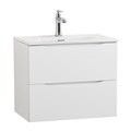 Тумба с раковиной подвесная BelBagno МАРИНА (MARINO) 60 Bianco Opaco, раковина белая MARINO-CER-MINI-600-2C-SO-BO-P;BB-8099-3-60
